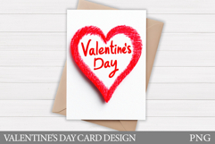 Valentines Day Card Printable. Valentines Card Design Product Image 1