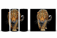 Leopard Tumbler Design. Leopard Sublimation Product Image 2