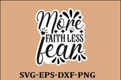 Christian Sticker Svg design and Jesus quotes Religious Svg Product Image 1