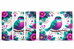 Cute Bird Tumbler Design. Cute Bird Sublimation Product Image 2