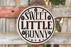 Happy Easter SVG Design Cute Easter Quotes SVG Bunny SVG Product Image 1