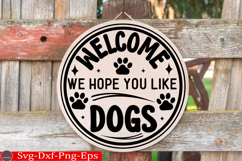 Dog Round Sign SVG Bundle Funny Dog Round Sign Dog Bundle Product Image 20