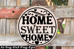 Family round sign design, Family SVG Quotes SVG Product Image 1