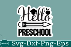 Back To School sticker svg Bundle School &amp; Teacher SVG Desig Product Image 12