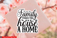 Family sticker quotes SVG Design, Family SVG Quotes SVG Product Image 1