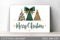 Christmas Tree Cutting Board. Kitchen Cutting Board Design Product Image 1