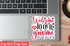 Valentine sticker SVG Design Valentine Love Sticker Svg Product Image 1