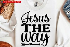 Jesus the way Christian Svg design and Jesus quotes Product Image 1