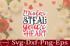 Valentine sticker SVG Design Valentine Love Sticker Svg Product Image 1