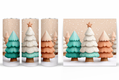 Christmas Tree Tumbler Sublimation. Christmas Tumbler Design Product Image 2