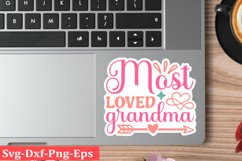 Mothers day sticker SVG design Funny Mom Svg Design Funny Product Image 1