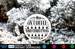 Christmas Round sign Svg design holiday quotes Svg Christmas Product Image 1