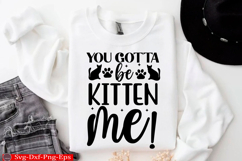 Cat SVG Design Cats quotes T-Shirt png Product Image 1