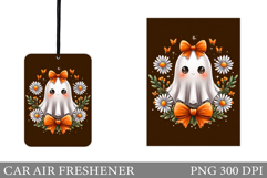 Ghost Car Air Freshener Design. Halloween Car Air Freshener Product Image 1