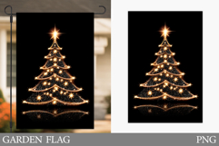 Christmas Tree Garden Flag. Merry Christmas Garden Flag Product Image 1