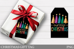 Christmas Gift Tag Design. Christmas Tree Gift Tag Printable Product Image 1