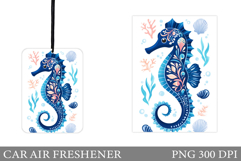 Seahorse Car Air Freshener. Sea Car Air Freshener Design Product Image 1