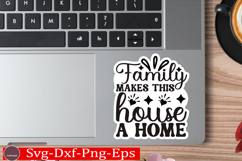 Family sticker quotes SVG Design, Family SVG Quotes SVG Product Image 1