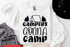 Camping SVG design, camping quotes, adventure T-shirt Hiking Product Image 1