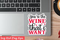 Valentine sticker SVG Design Valentine Love Sticker Svg Product Image 1