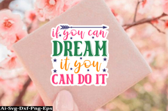 Inspirational Sticker Svg Design, motivational quotes Product Image 1