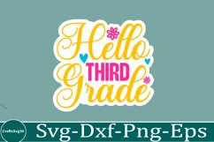 Back To School sticker svg Design School &amp; Teacher SVG Product Image 1