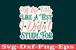 Sarcastic sticker Funny Quotes sticker, SVG, Mom Shirt Product Image 1