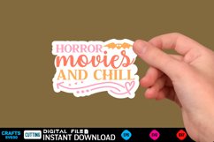 Halloween sticker Svg Design,Halloween Quotes Spooky sticker Product Image 1