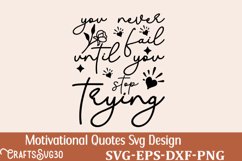 Boho Inspirational Quotes Svg Design Motivational Quotes svg Product Image 1