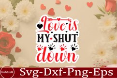 Valentine sticker SVG Design Valentine Love Sticker Svg Product Image 1