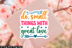 Inspirational Sticker Svg Design, motivational quotes Product Image 1