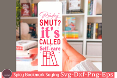 Spicy Bookmark Saying SVG Book Lovers png Product Image 1