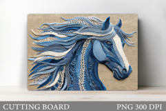 Horse Cutting Board. Horse Kitchen Cutting Board Design Product Image 1
