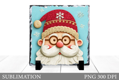 Santa Claus Slate Design. Christmas Slate Sublimation Product Image 1