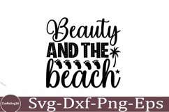 Summer vacation svg design Beach quotes Funny summer design Product Image 1