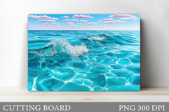 Sea Cutting Board Design. Sea Sublimation Product Image 1