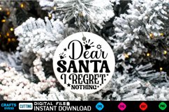 Christmas Round sign Svg design holiday quotes Svg Christmas Product Image 1