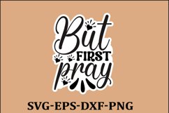 Christian Sticker Svg design and Jesus quotes Religious Svg Product Image 1
