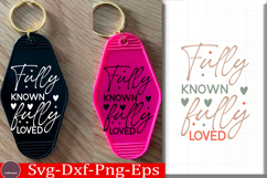 Christian Keychain Quote SVG Faith Keychain Quote png Product Image 1