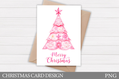 Christmas Tree Card Design. Christmas Card Printable Product Image 1