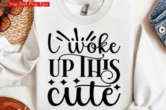 Baby Svg Design, Newborn Sticker SVG Design, Baby Qu Product Image 1