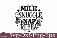 Baby Round SVG Bundle Funny Quotes Design Baby Quotes SVG Product Image 21