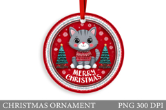 Cute Penguin Christmas Ornament. Christmas Ornament Design Product Image 1