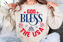 4th of July round sign svg design, Patriotics Quotes Svg, 4t Product Image 1