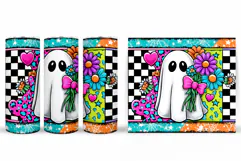 Ghost Tumbler Sublimation. Halloween Tumbler Design Product Image 2