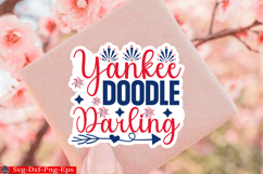 4th of July Sticker Svg Design, Patriotics Quotes Svg, 4t Product Image 1
