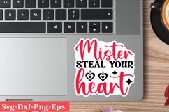 Valentine sticker SVG Design Valentine Love Sticker Svg Product Image 1