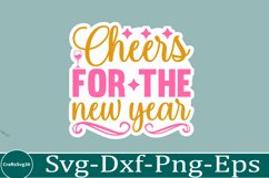 happy new year sticker Svg Bundle for Shirts 2025 New Year Product Image 21