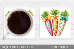 Carrot Coaster Design. Carrot Sublimation Product Image 1