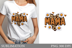 Mother's Day T-Shirt Design. Mother's Day Sublimation Product Image 1